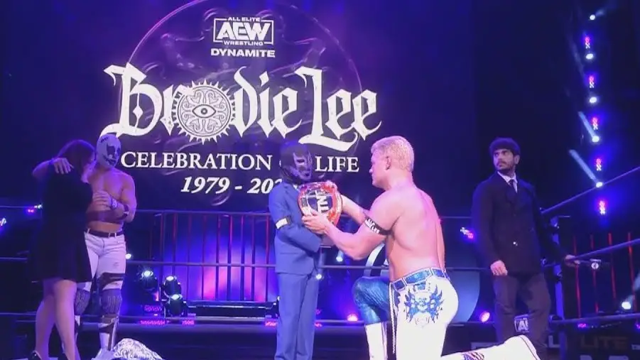 Brodie lee celebration of life aew dynamite